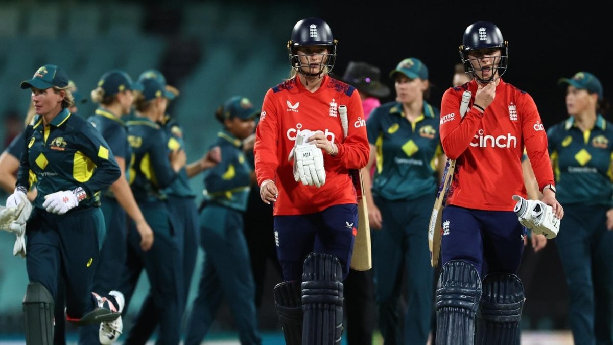 England batters walk off the field following Ashes loss