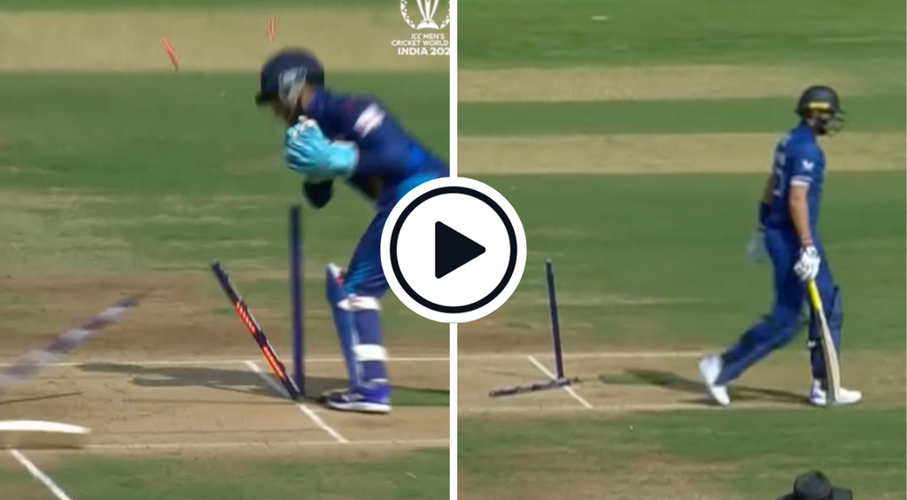 Watch: Joe Root run-out in farcical fashion, Angelo Mathews effects second powerplay dismissal