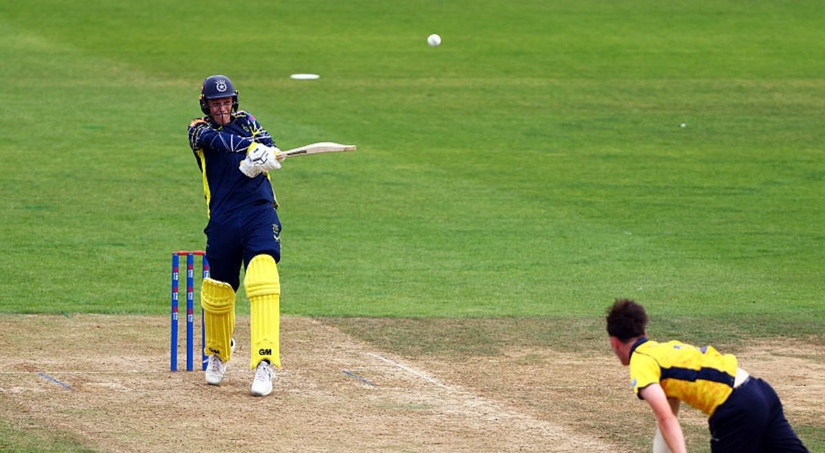 Six balls, six sixes: County opener powers team to record season total with whirlwind knock