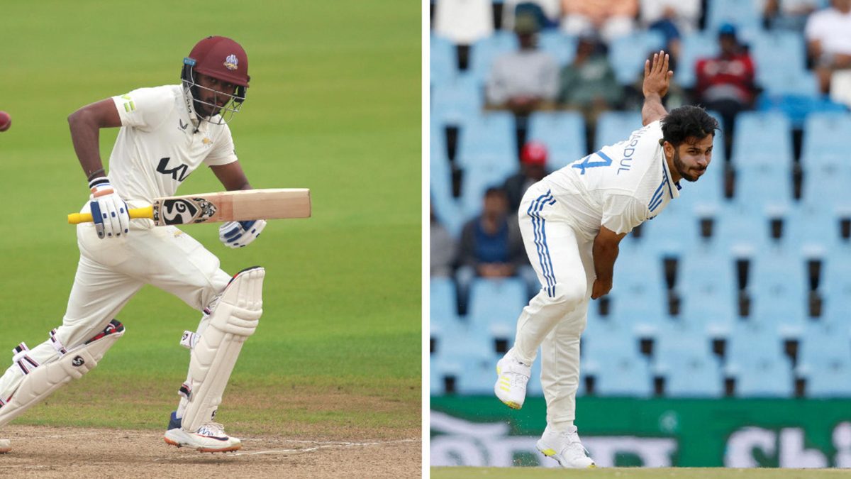 B Sai Sudharsan and Shardul Thakur impressed on day one of the second round of the 2024-25 Ranji Trophy