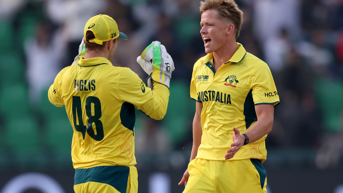  Nathan Ellis of Australia celebrates dismissing Gulbadin Naib