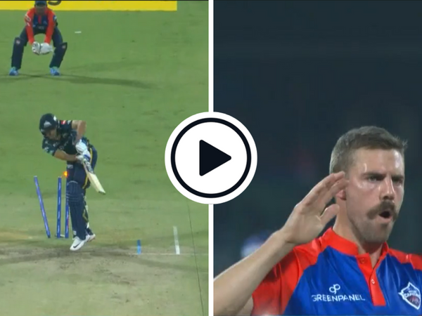watch-anrich-nortje-shubman-gill-demolishes-stumps-92mph-missile.Click to read full article.
