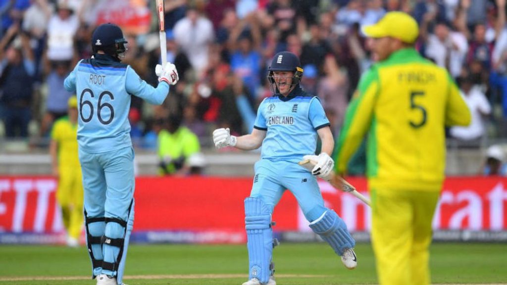 Morgan restores control as England crush Australia to make World Cup final