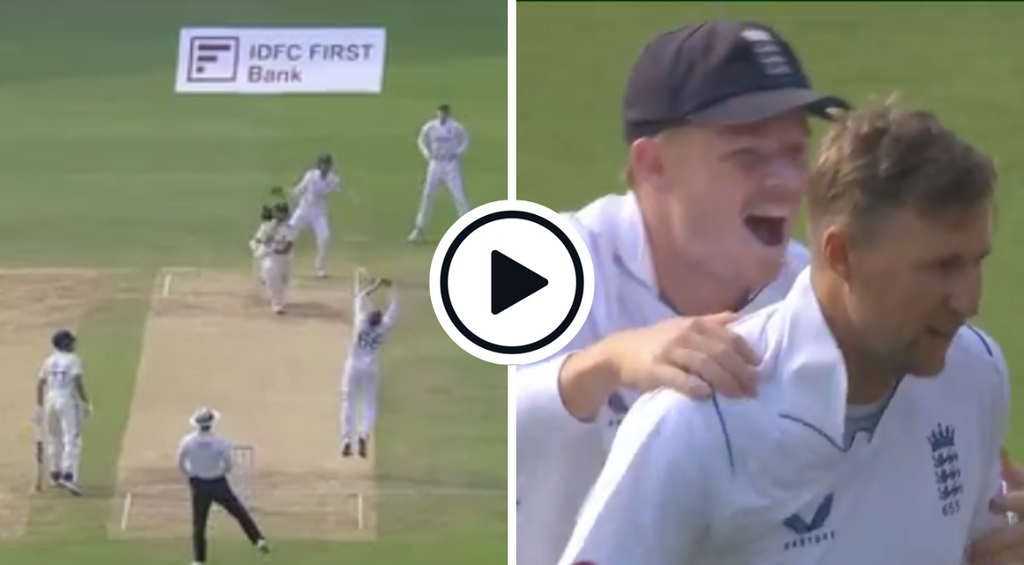 Watch: Joe Root strikes with fourth ball of the day, catches Yashasvi Jaiswal off his own bowling
