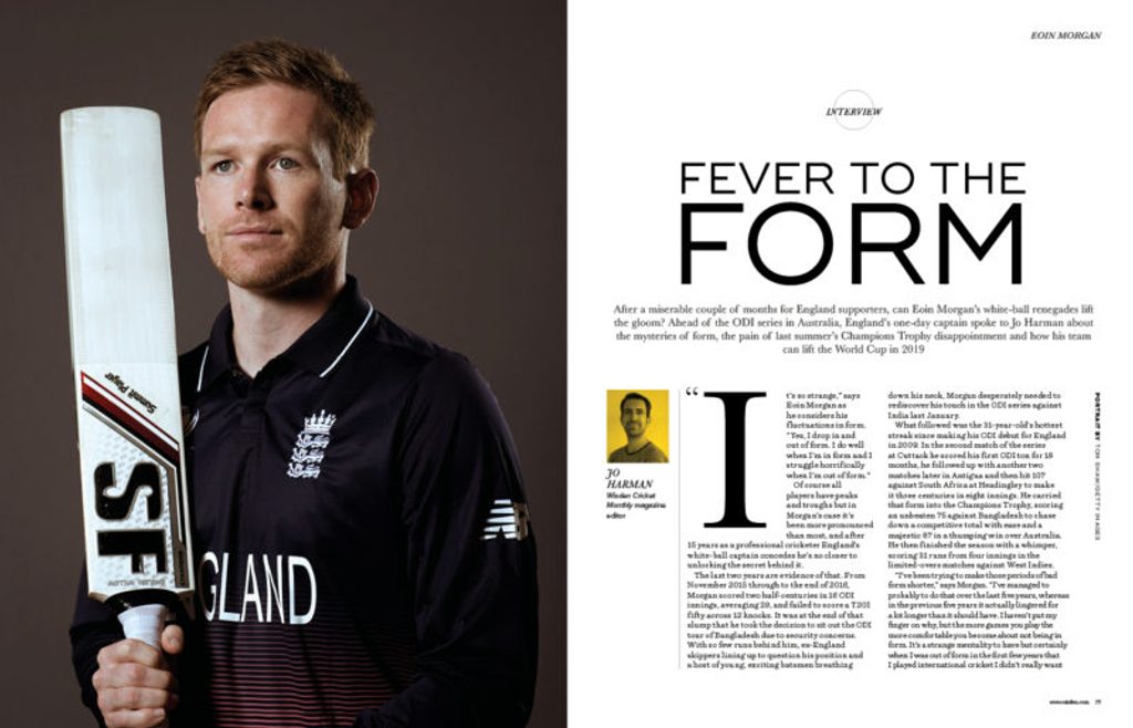 Eoin Morgan exclusive interview