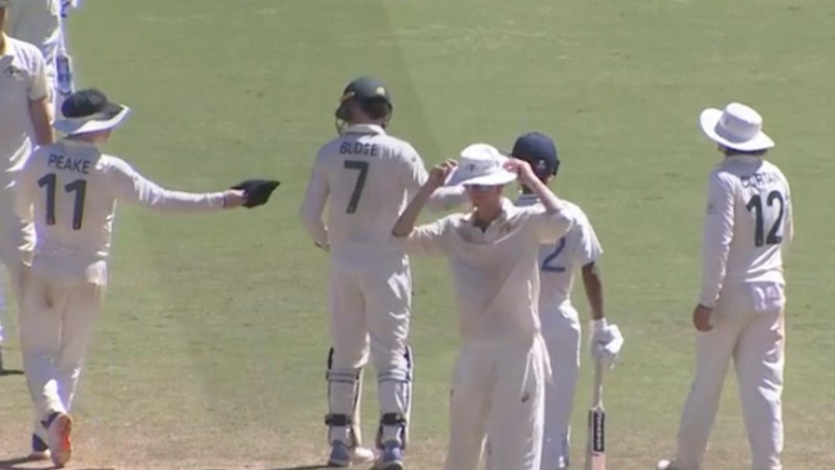 India U19 in the first Test v Australia U19 in Chennai