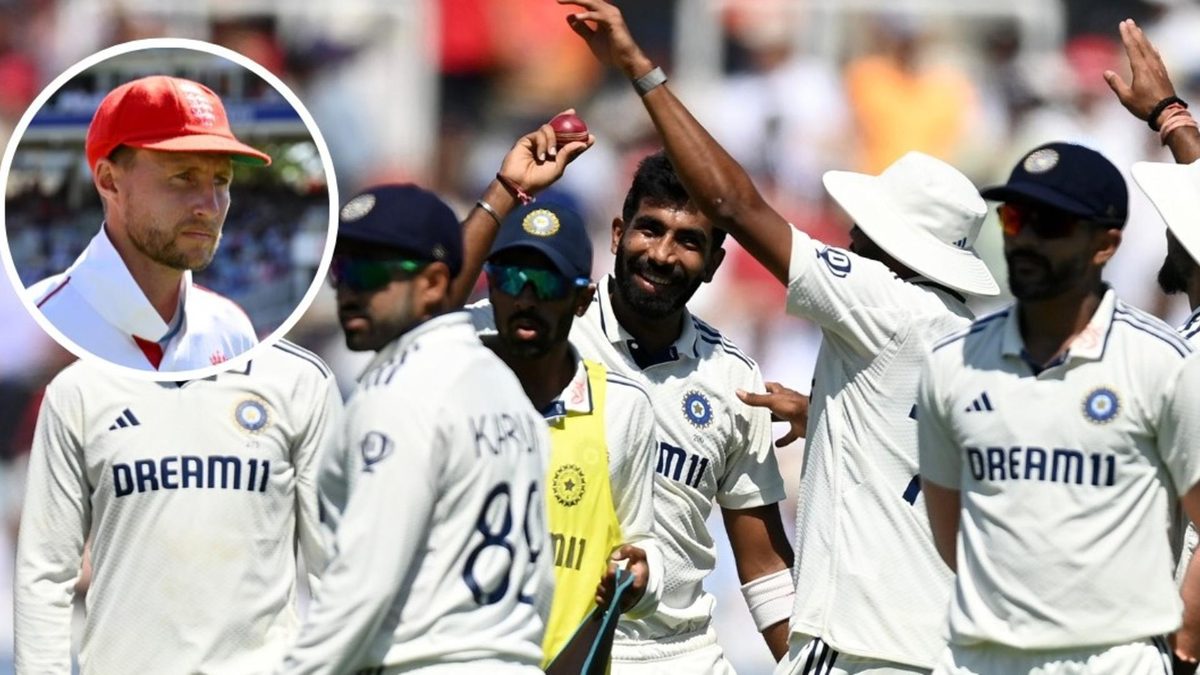 Jasprit Bumrah holds up the ball after taking five-for at Lord's, while Joe Root suggests ball challenge rule change