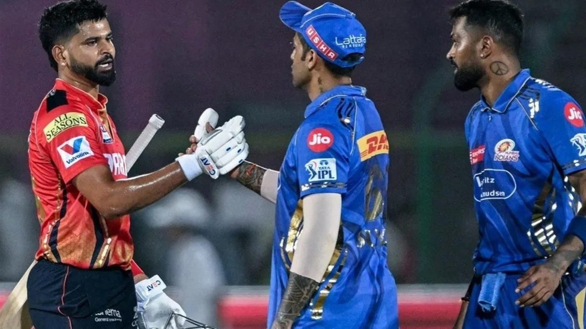 PBKS captain SHreyas iyer with Hardik Pandya, Captain of MI