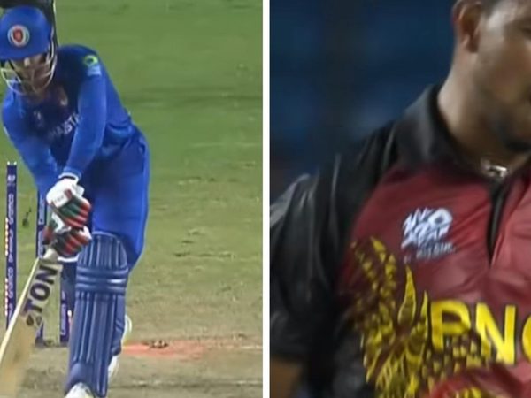 delivery-at-semi-final-venue-shoots-along-ground-to-bowl-afghanistan-batter.Click to read full article.