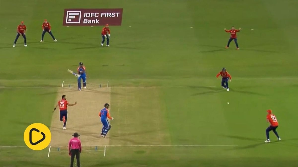 Watch: In the fourth T20I between India and England in Pune on Friday (January 31), the visitors removed home captain Suryakumar Yadav with a unique leg-side field.