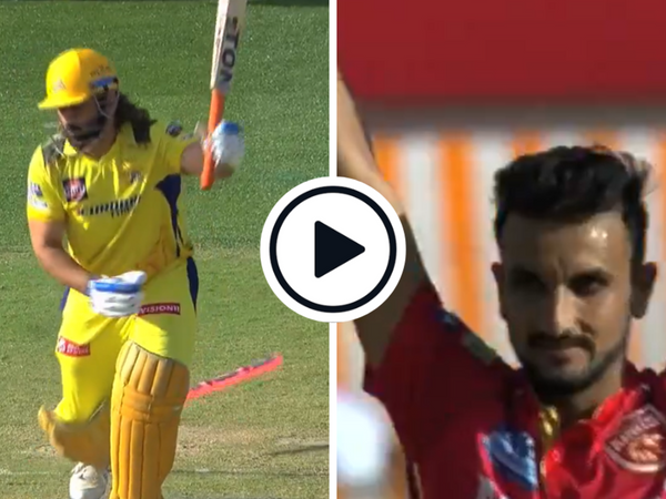 watch-harshal-patel-knocks-over-ms-dhonis-off-stump-first-ball.Click to read full article.