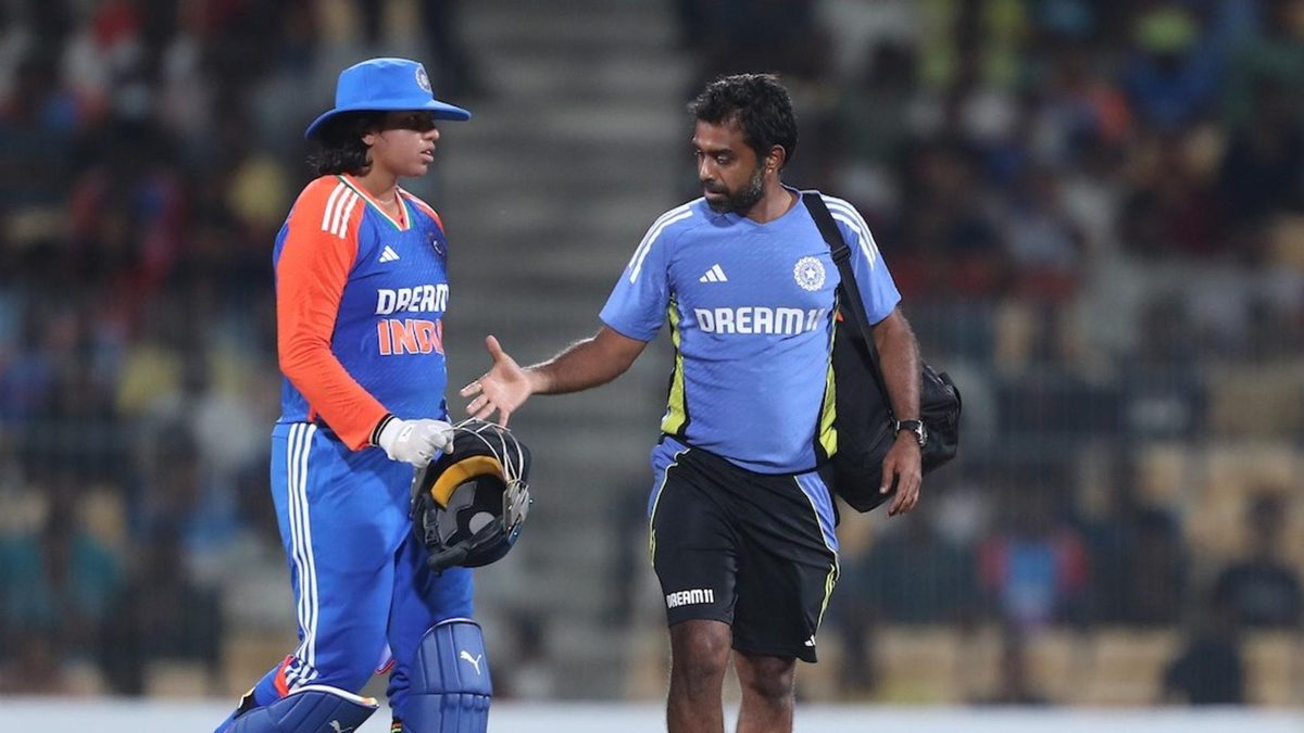 Richa Ghosh substituted after injury