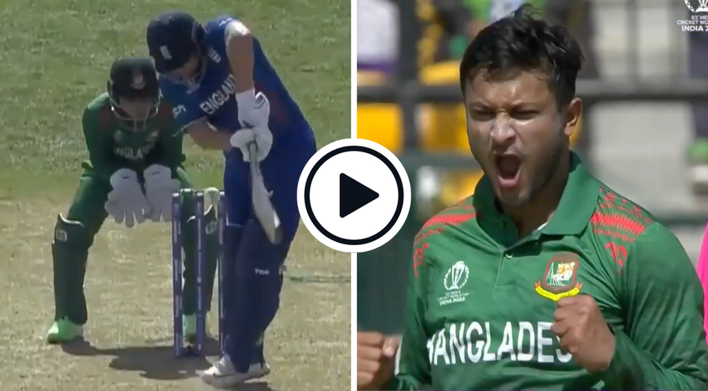 Watch: ‘Shakib at his best’ – Bangladesh captain bowls set Jonny Bairstow after clever set up