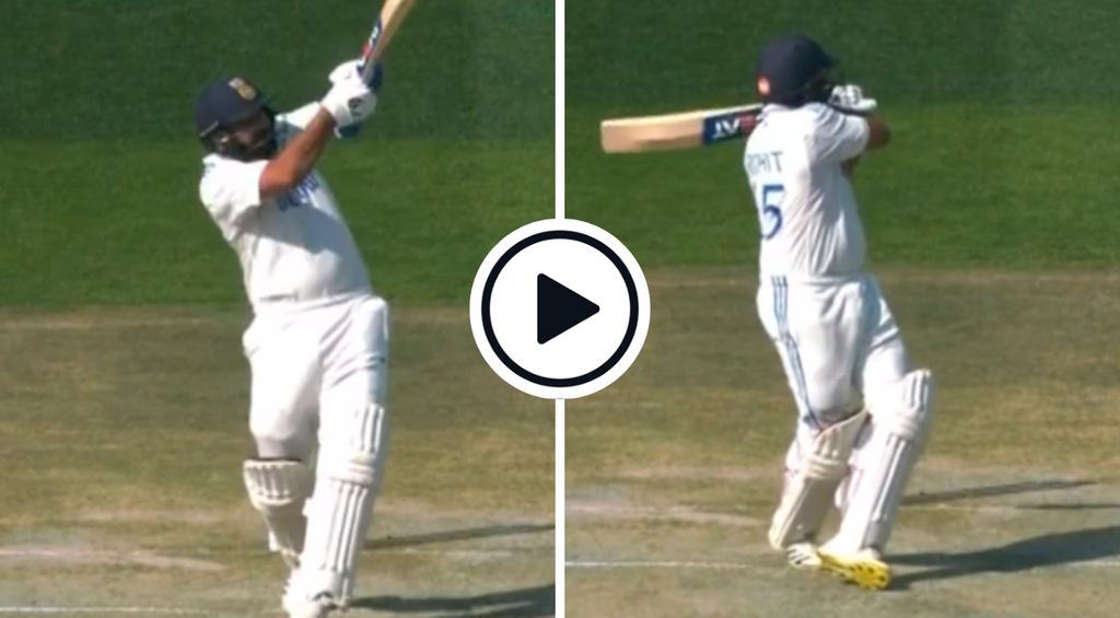 Watch: Rohit Sharma hooks 94mph Mark Wood bouncer for six
