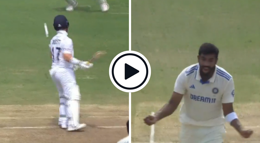Watch: Jasprit Bumrah sets up Ben Duckett, sends off stump cartwheeling with sensational inswinger