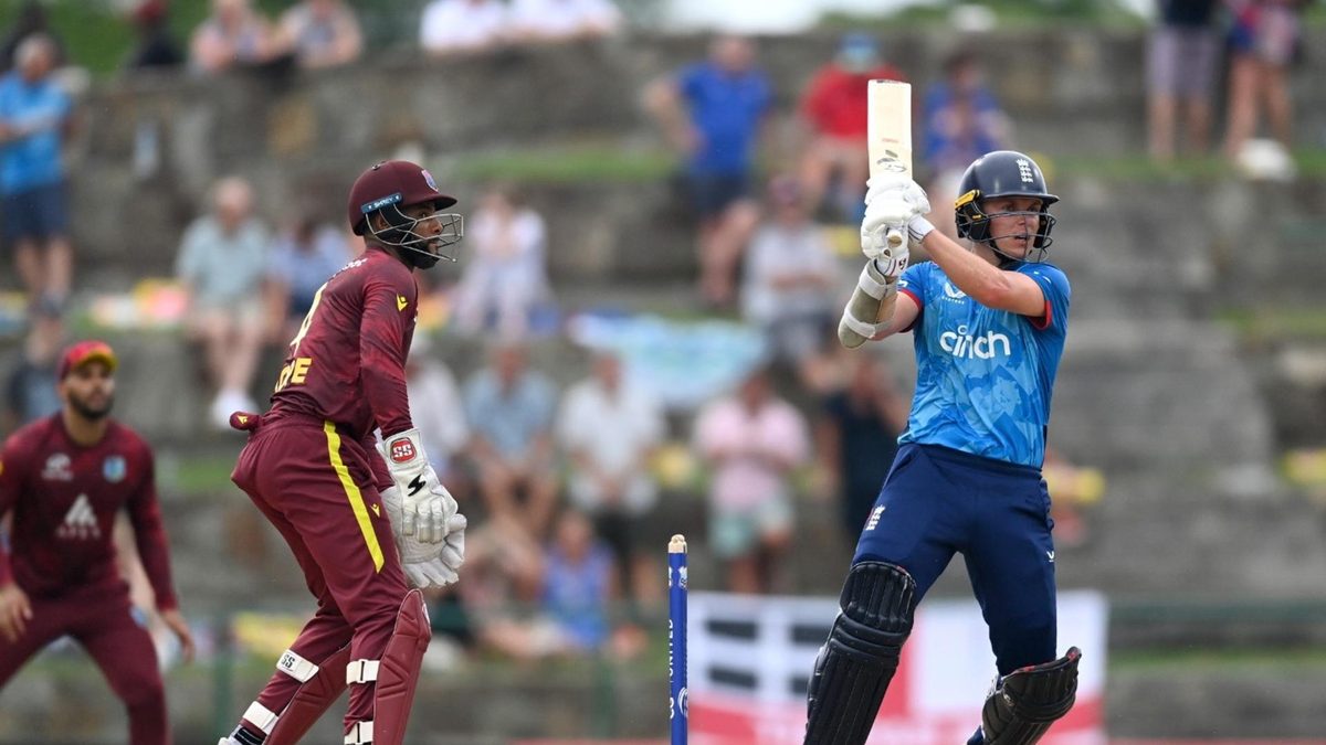 Sam Curran hits out in the second ODI v West Indies