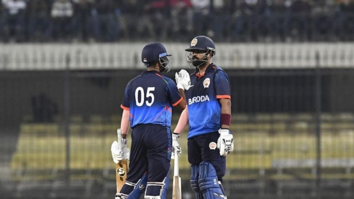 No.3 Bhanu Pania scored an unbeaten 51-ball 134, including 15 sixes and five fours
