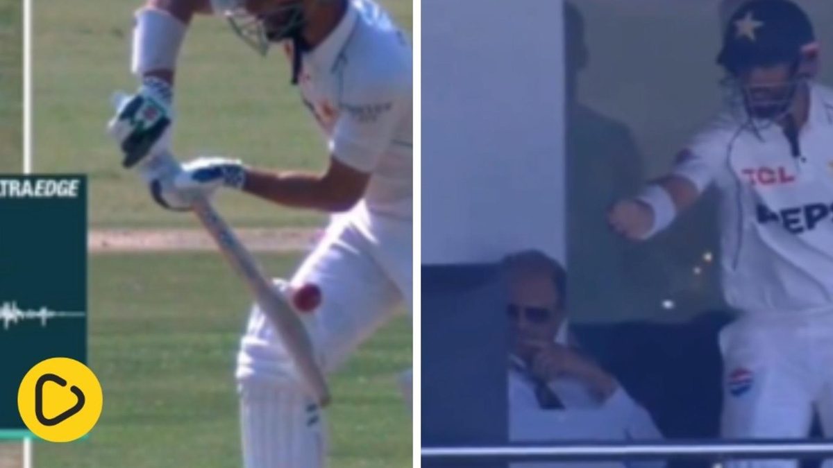 Watch: Shan Masood was caught fuming in the dressing room after being dismissed controversially against Bangladesh