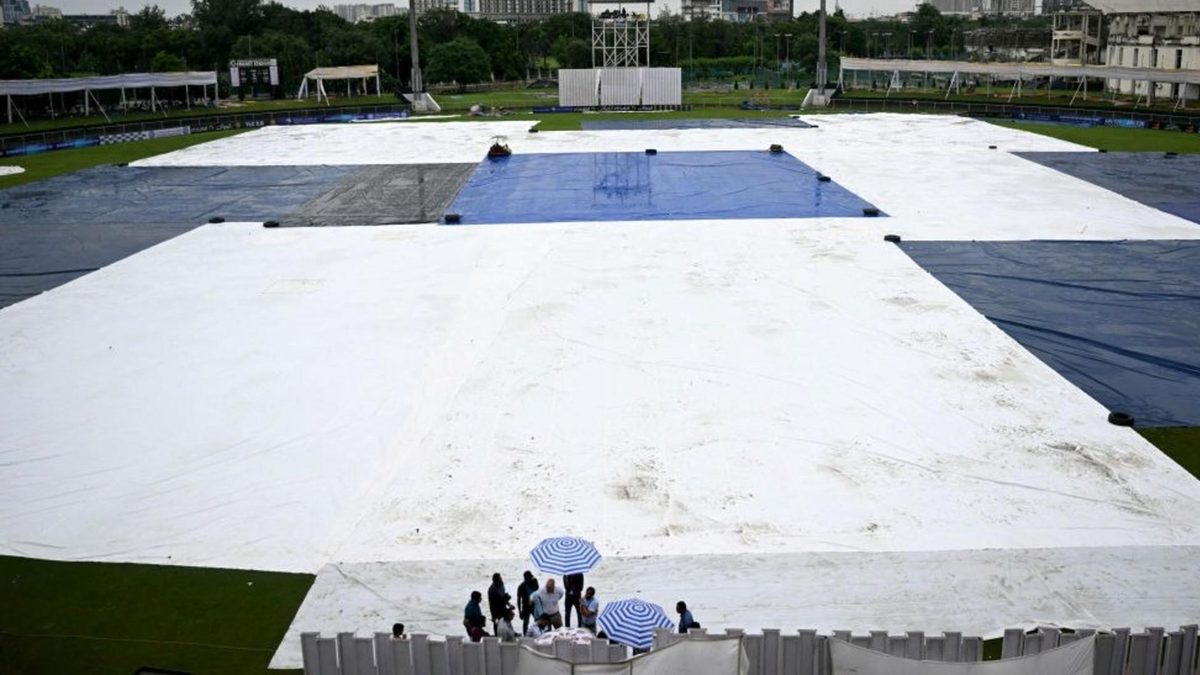 The stadium in Greater Noida, where four days of the Afghanistan v New Zealand Test have been abandoned
