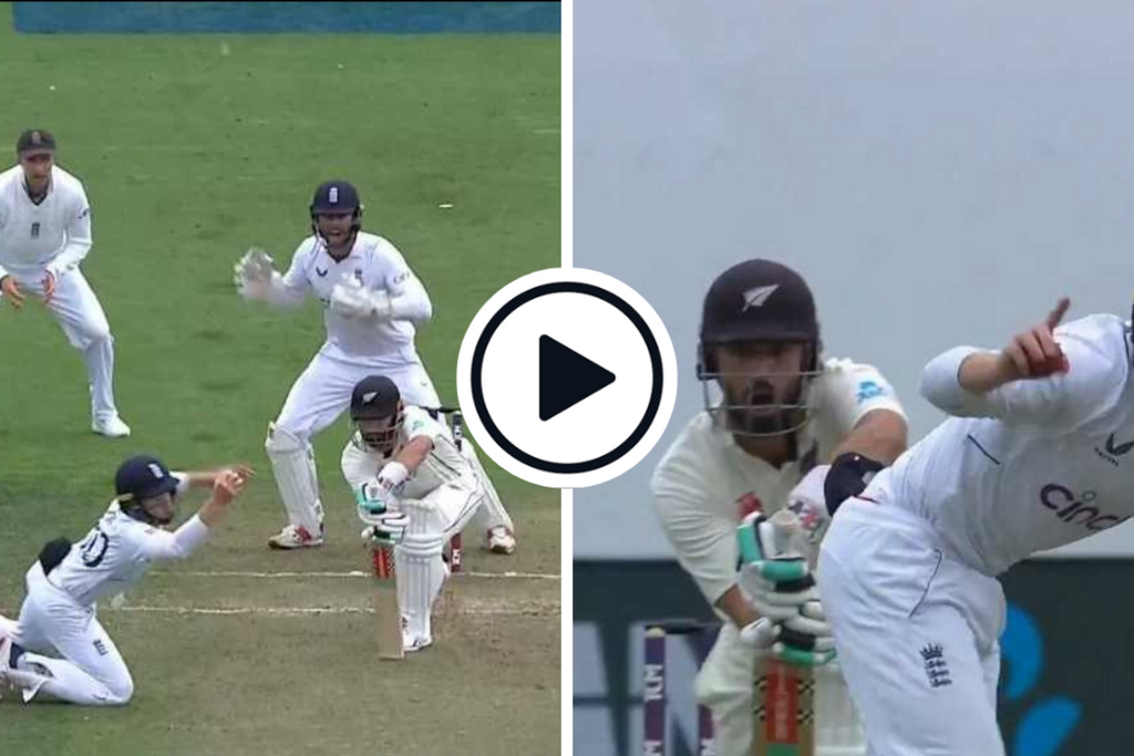 Watch: Ollie Pope pulls off ‘almost unbelievable’ blinder at silly point, Daryl Mitchell gasps in awe