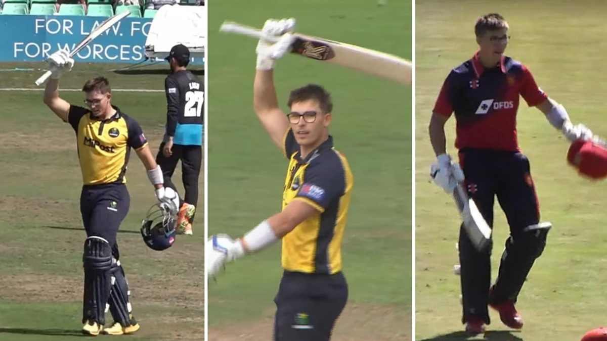 Jersey batter Asa Tribe continued a stunning run of form in 50-over cricket, with his third century in a week.