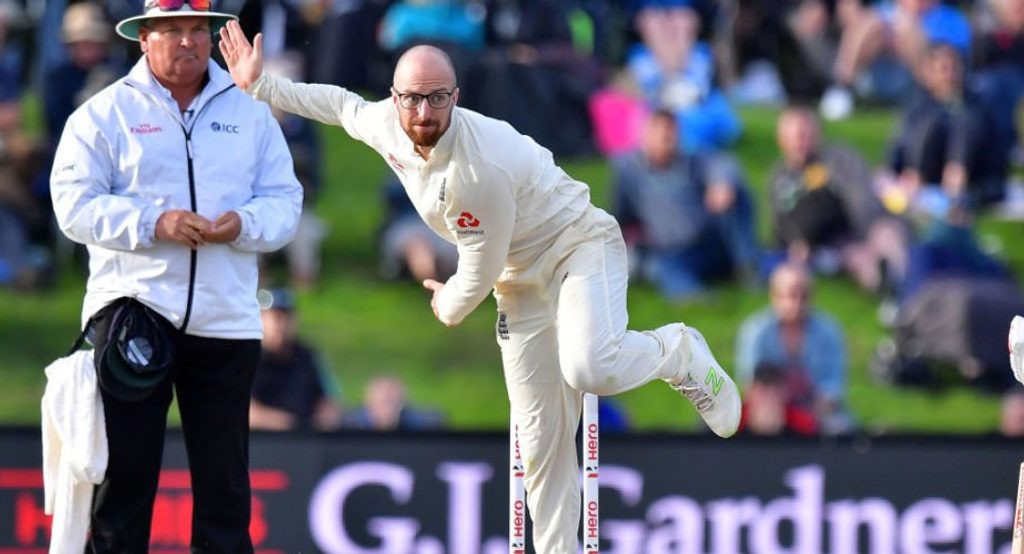 England spinner Jack Leach suffers broken thumb in Somerset warm-up