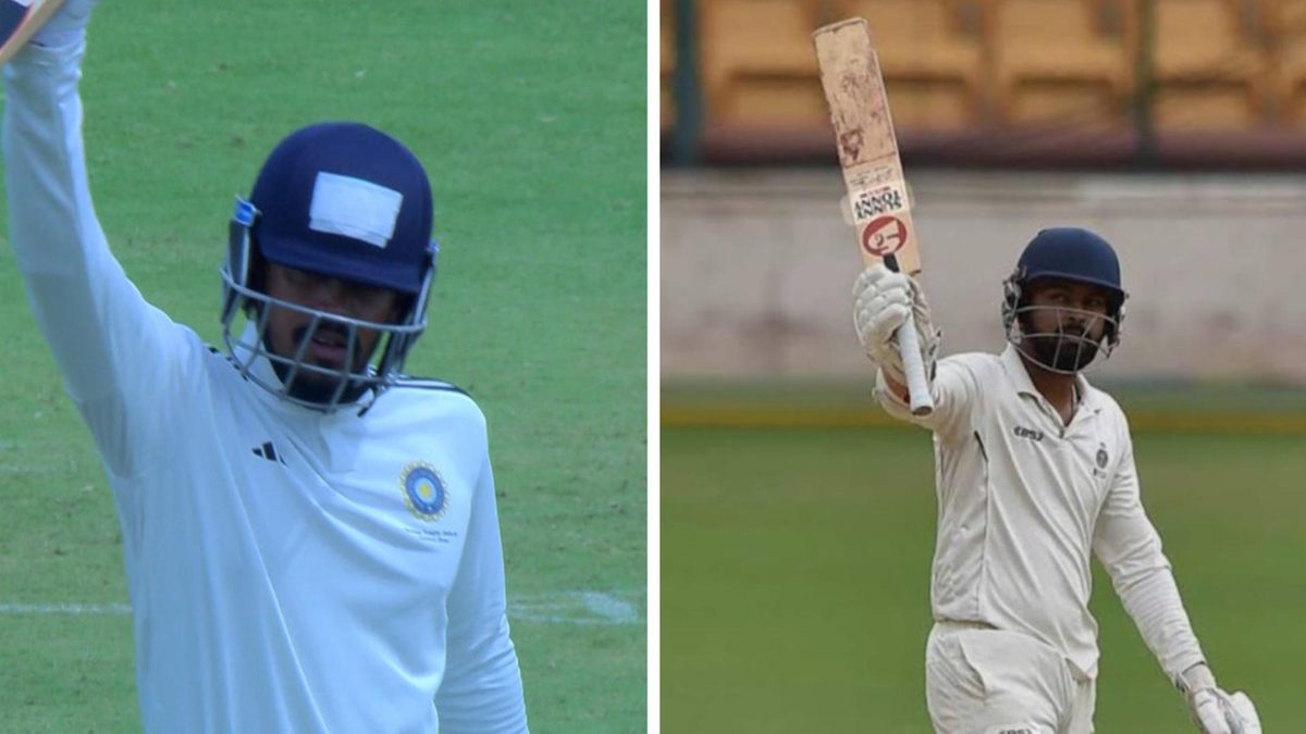 Saransh Jain and Yash Rathod celebrate their landmark