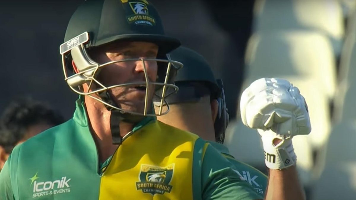 Former South Africa star AB de Villiers continued his stellar run of form with a century in the World Championship of Legends final on Saturday (August 2).