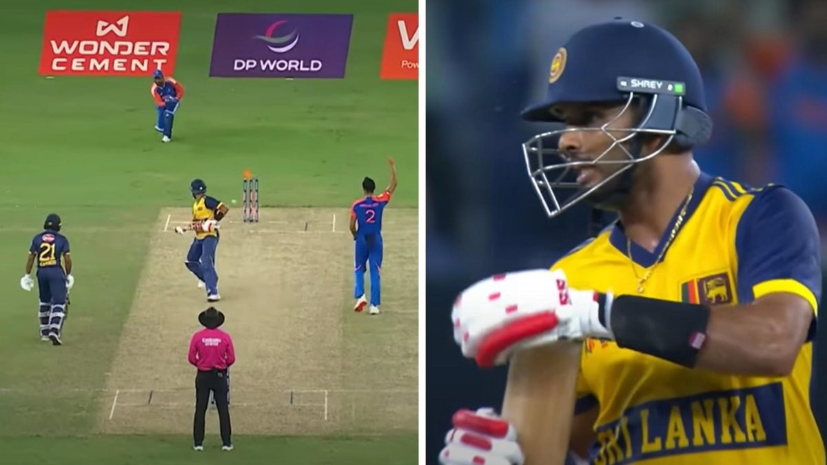 Sri Lanka batter Dasun Shanaka was not run out against India, despite being stranded halfway down the pitch. Here's why.