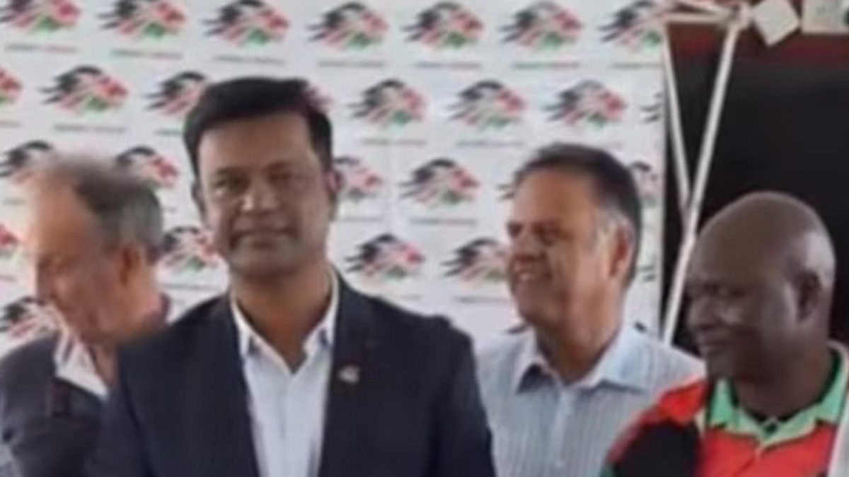 Donna Ganesh in coach unveiling ceremony for Kenya