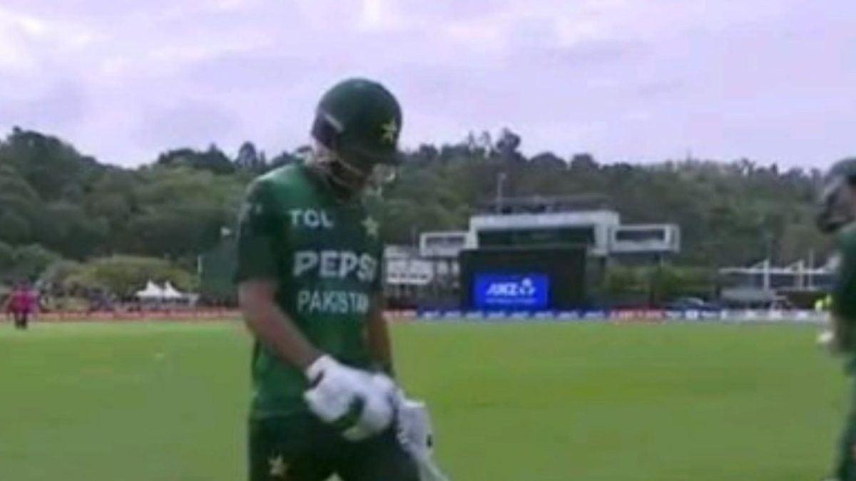 Pakistan opener Hasan Nawaz, who made his T20I debut in the first game of the series against New Zealand, was dismissed for yet another duck at Dunedin today (March 18).