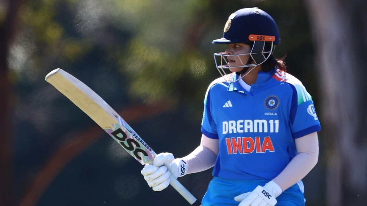 Shafali Verman batting for India