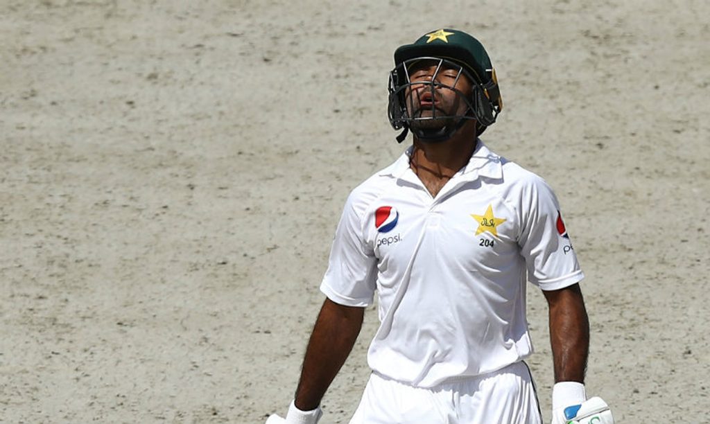 Shafiq looked set for a century until Labuschagne ripped one to get his outside edge