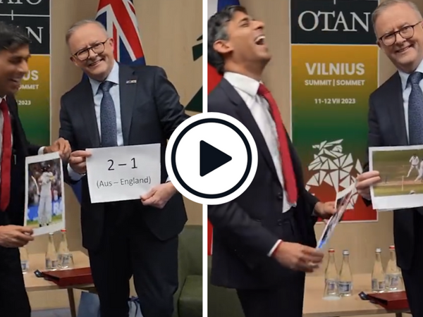watch-rishi-sunak-anthony-albanese-nato-summit-ashes-2023-banter.Click to read full article.