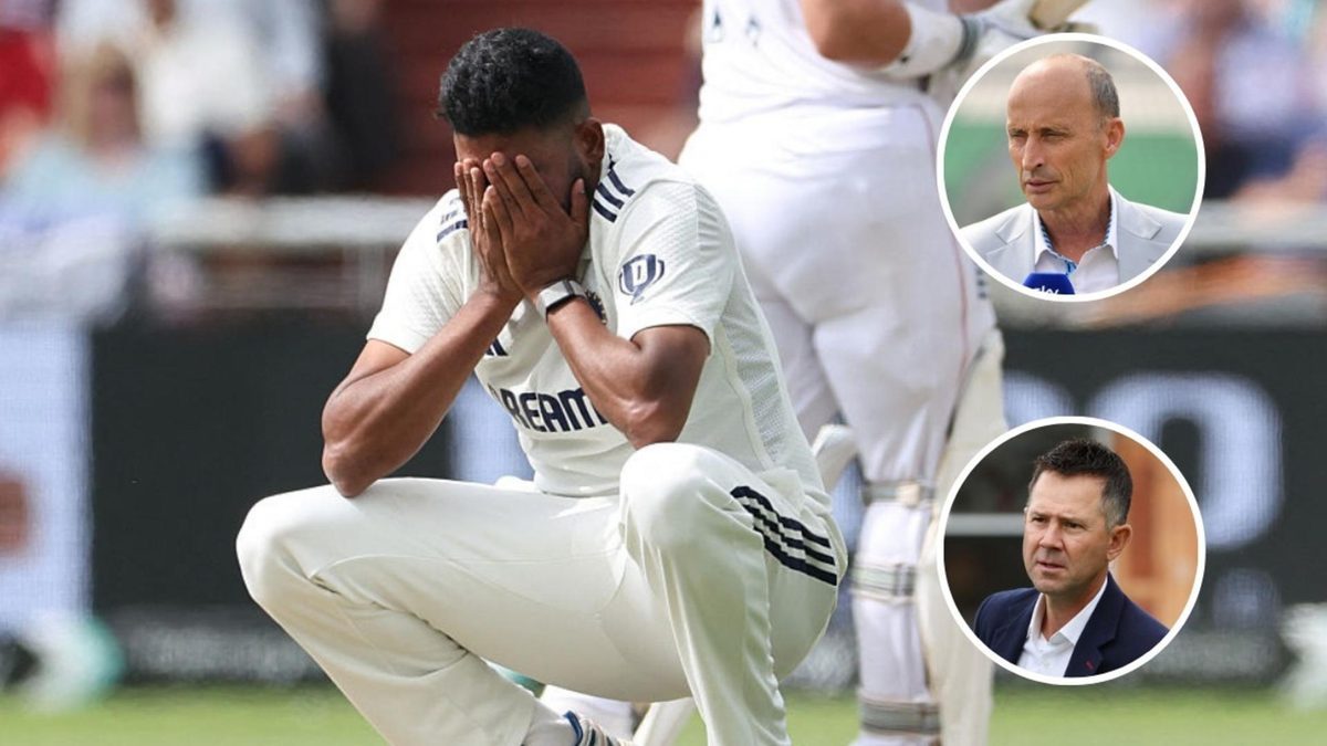 Former Test captains Nasser Hussain and Ricky Ponting were critical of India's decision to open the bowling at Old Trafford with debutant Anshul Kamboj, instead of Mohammed Siraj.