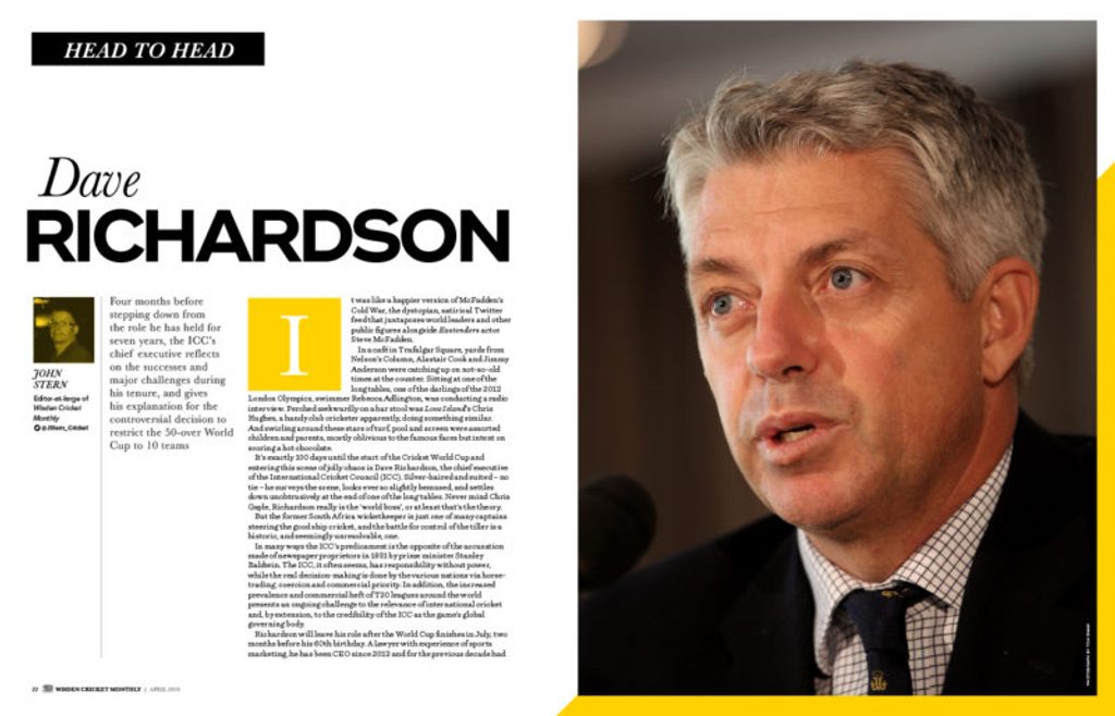 Dave Richardson interview