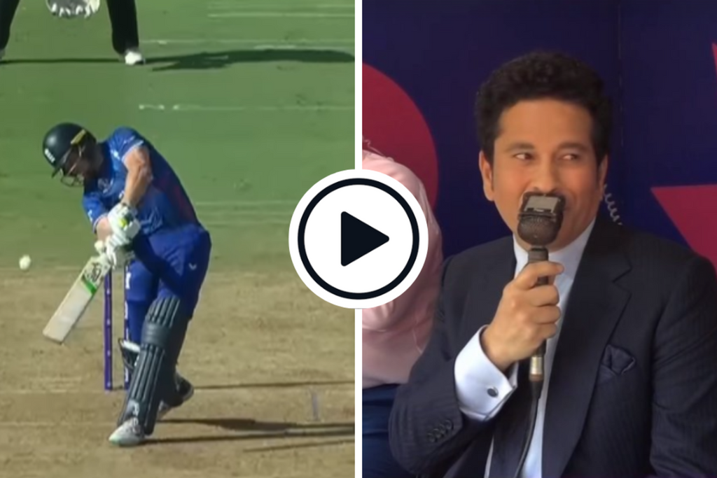 Watch: ‘A fabulous shot’ – Jos Buttler six down the ground amazes Sachin Tendulkar