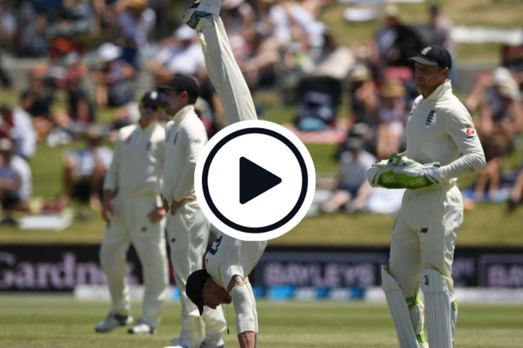 Watch: Ben Stokes brings out the handstand against India