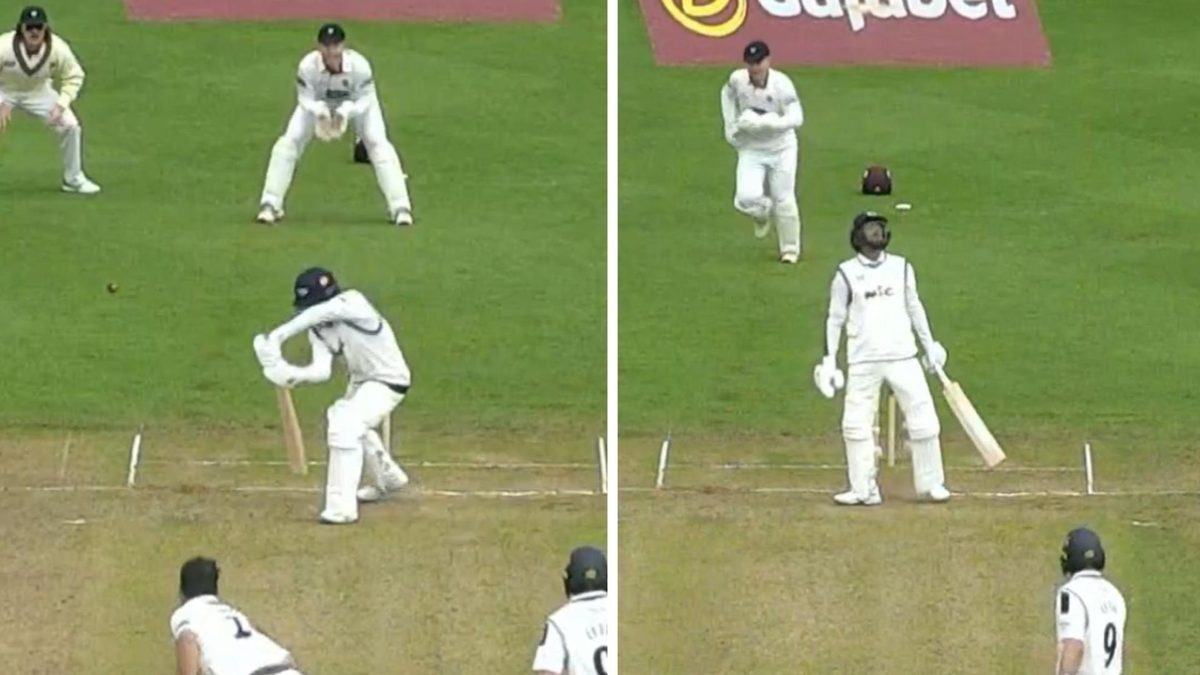 Former India Test opener Mayank Agarwal had a County Championship debut to forget, falling for a golden duck.
