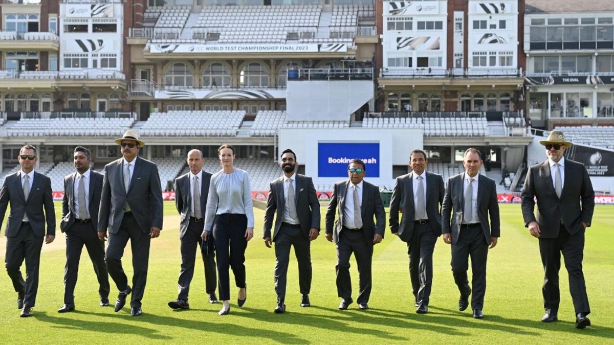 Who are the commentators at the Champions Trophy?