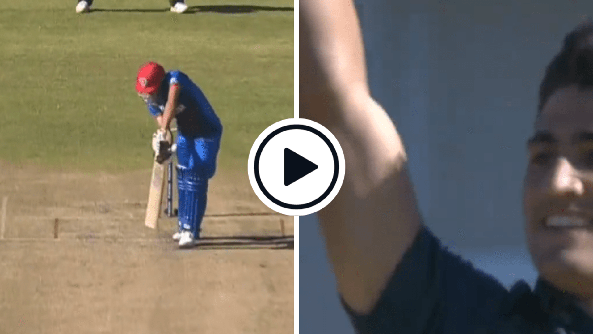 Watch: Ubaid Shah, Naseem Shah’s brother, knocks over middle stump in ...