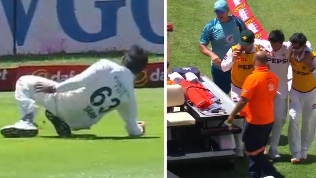 Pakistan opening batter Saim Ayub was taken off the field after suffering a painful-looking ankle injury less than an hour into day one of his side's Test match against South Africa. Read more here.