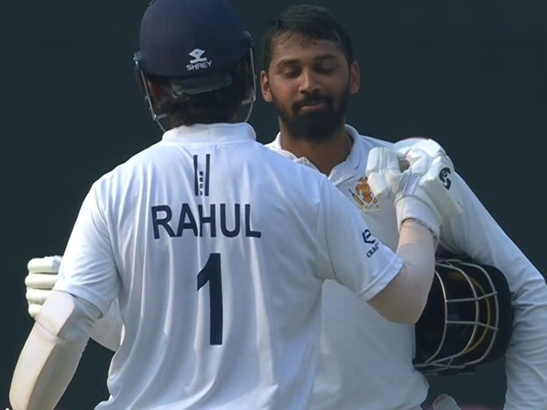 karnataka-ranji-trophy-pair-kl-rahul-smaran-fall-short-ultra-rare-twin-twin-tons-india-international-stranding-86.Click to read full article.