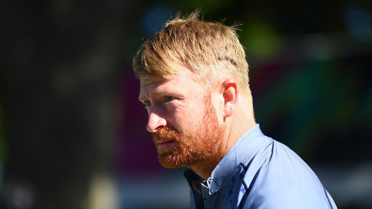 Heinrich Klaasen of South Africa arrives prior to the ICC Men's T20 Cricket World Cup West Indies & USA 2024 match between Netherlands and South Africa at Nassau County International Cricket Stadium on June 08, 2024 in New York, New York