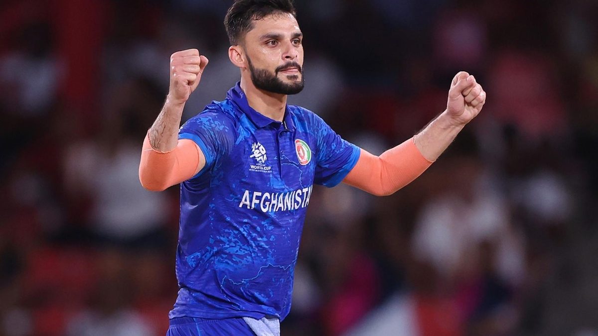 Naveen Ul Haq took three wickets in Afghanistan's win over Australia