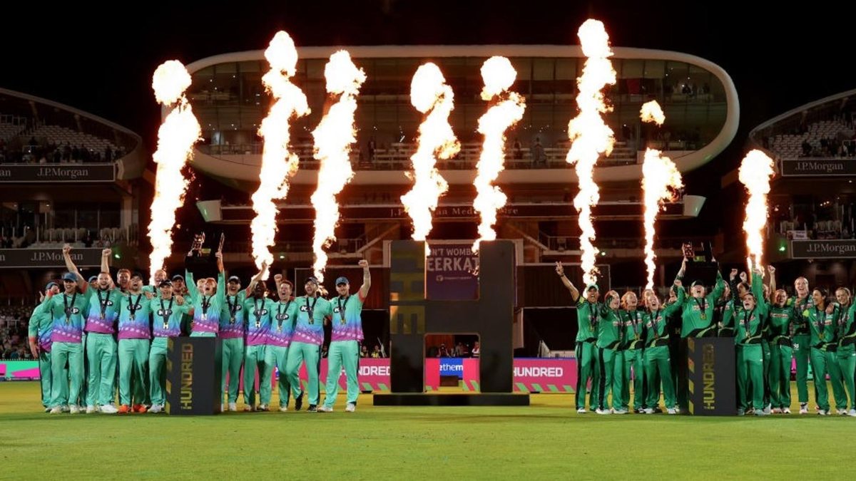 The victorious teams of The Hundred in 2023