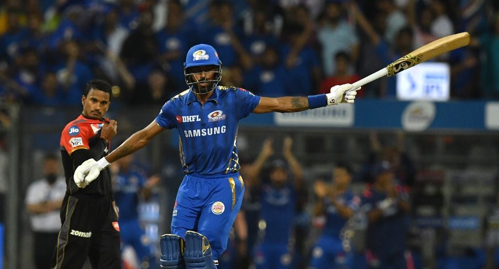 Hardik Pandya more or less equalled Russell in big-hitting