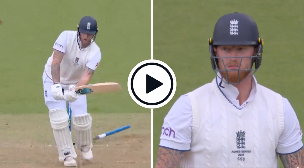 Watch: Mitchell Starc uproots off stump with away-swinging crackerjack, Ben Stokes gasps in surprise | Ashes 2023