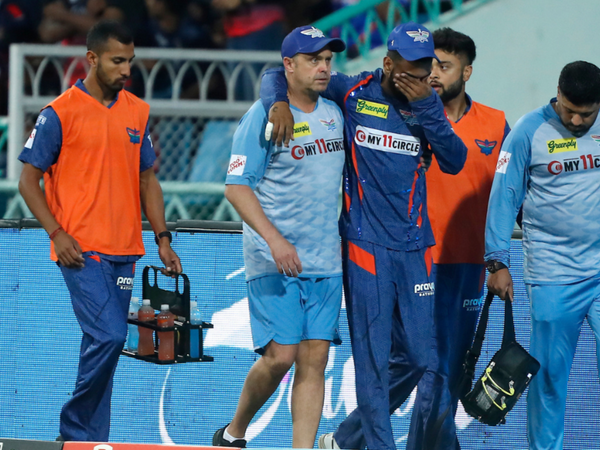 kl-rahul-refuses-stretcher-walks-off-field-in-pain-after-pulling-up-chasing-ball-to-boundary.Click to read full article.