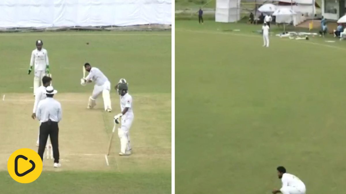 Watch: Bangladesh international takes hilarious wicket with accidental moon ball in National Cricket League